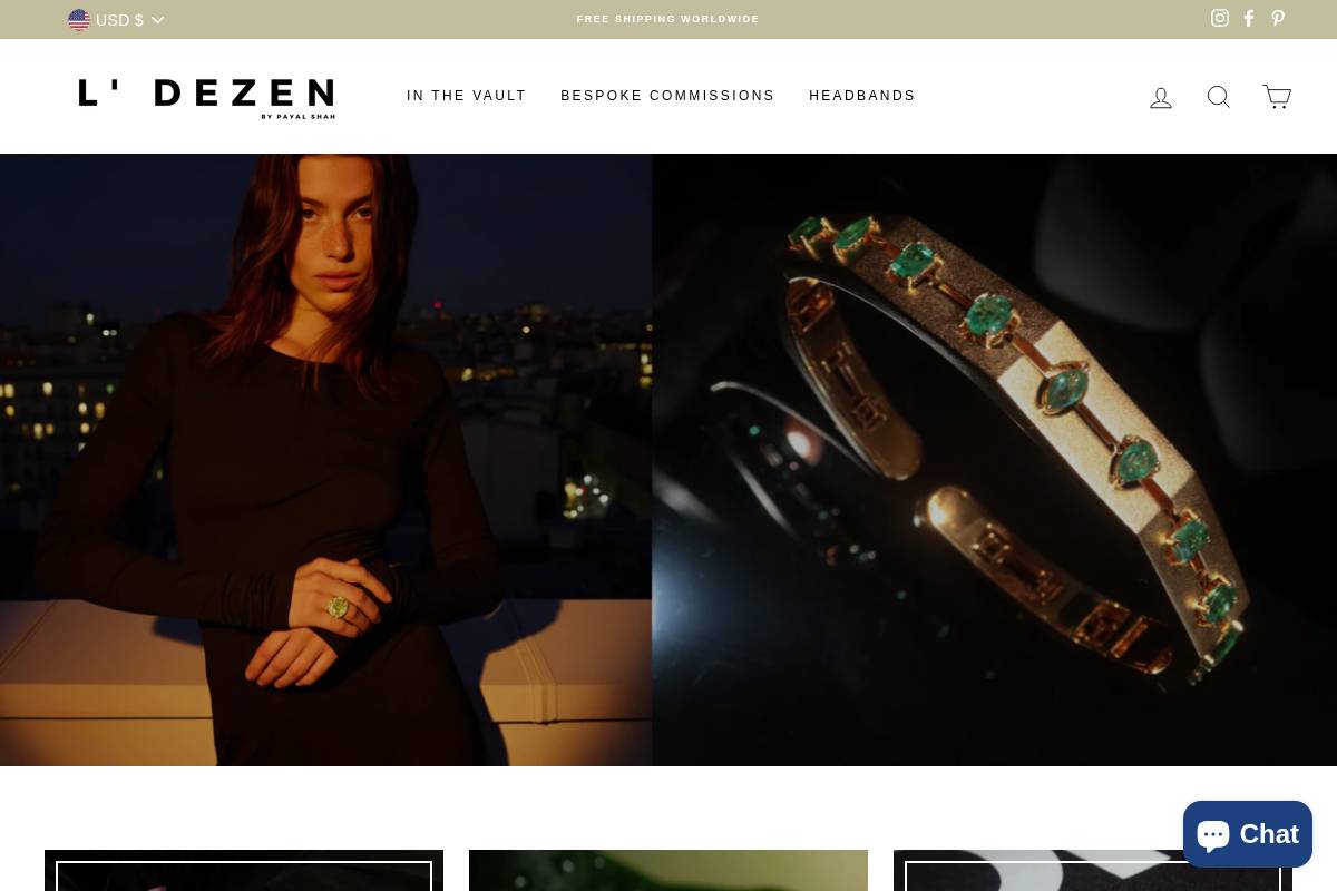 ldezen.com homepage screenshot