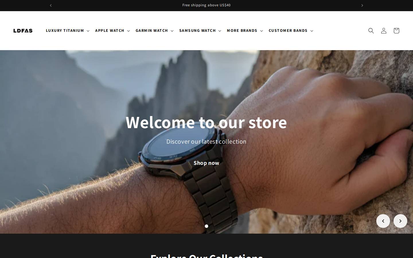 ldfas.com homepage screenshot