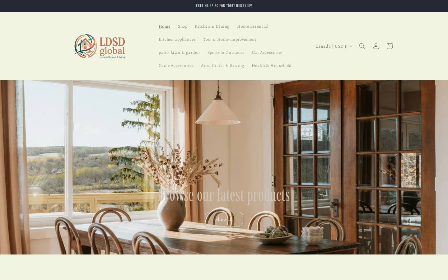 ldsdglobal.com homepage screenshot