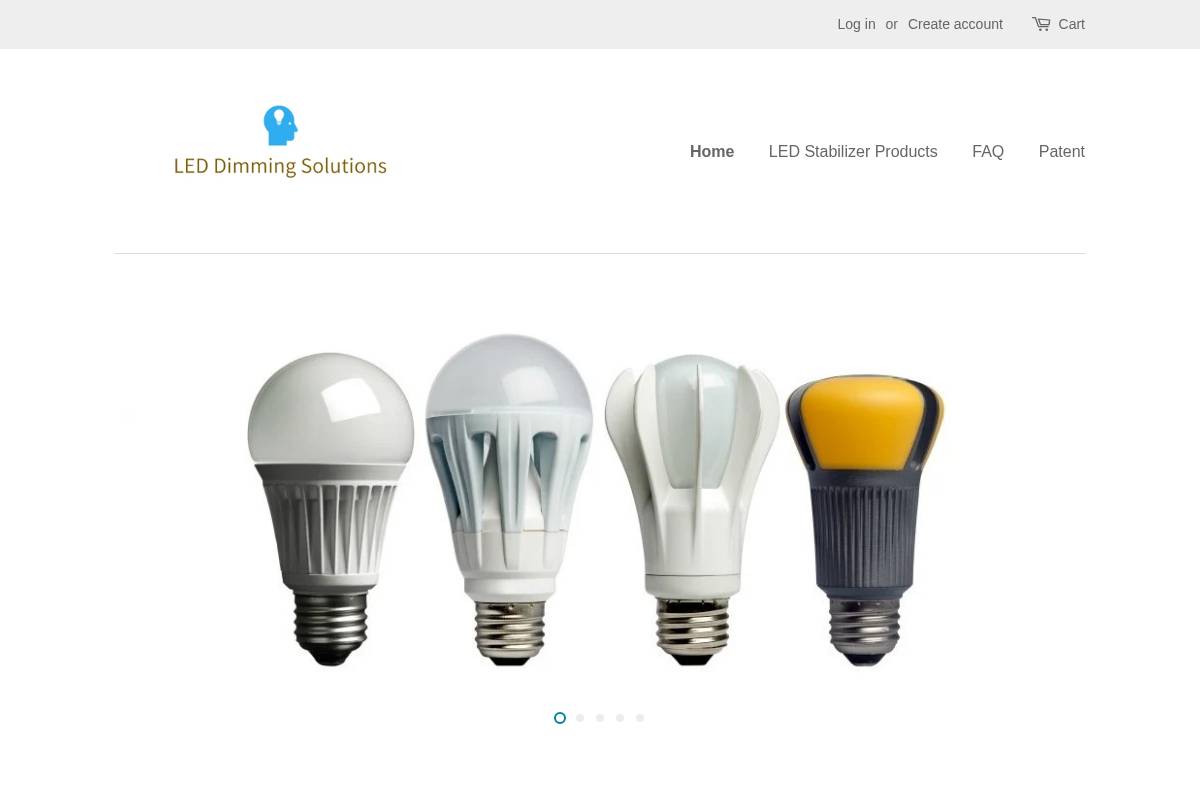 ldsdimming.com homepage screenshot