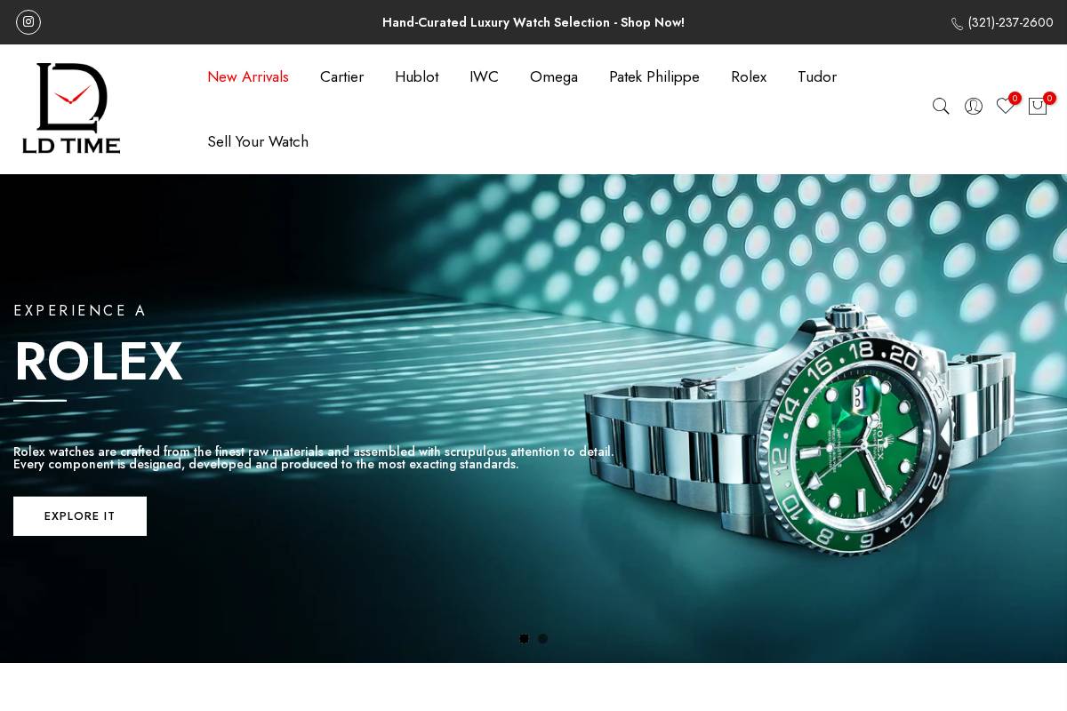 ldtimewatch.com homepage screenshot