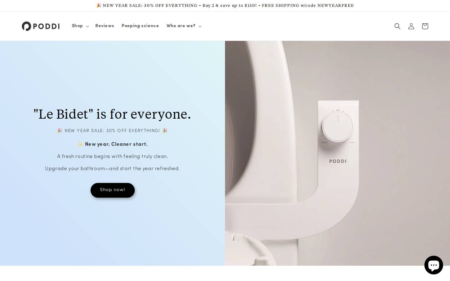 le-bidet.com homepage screenshot