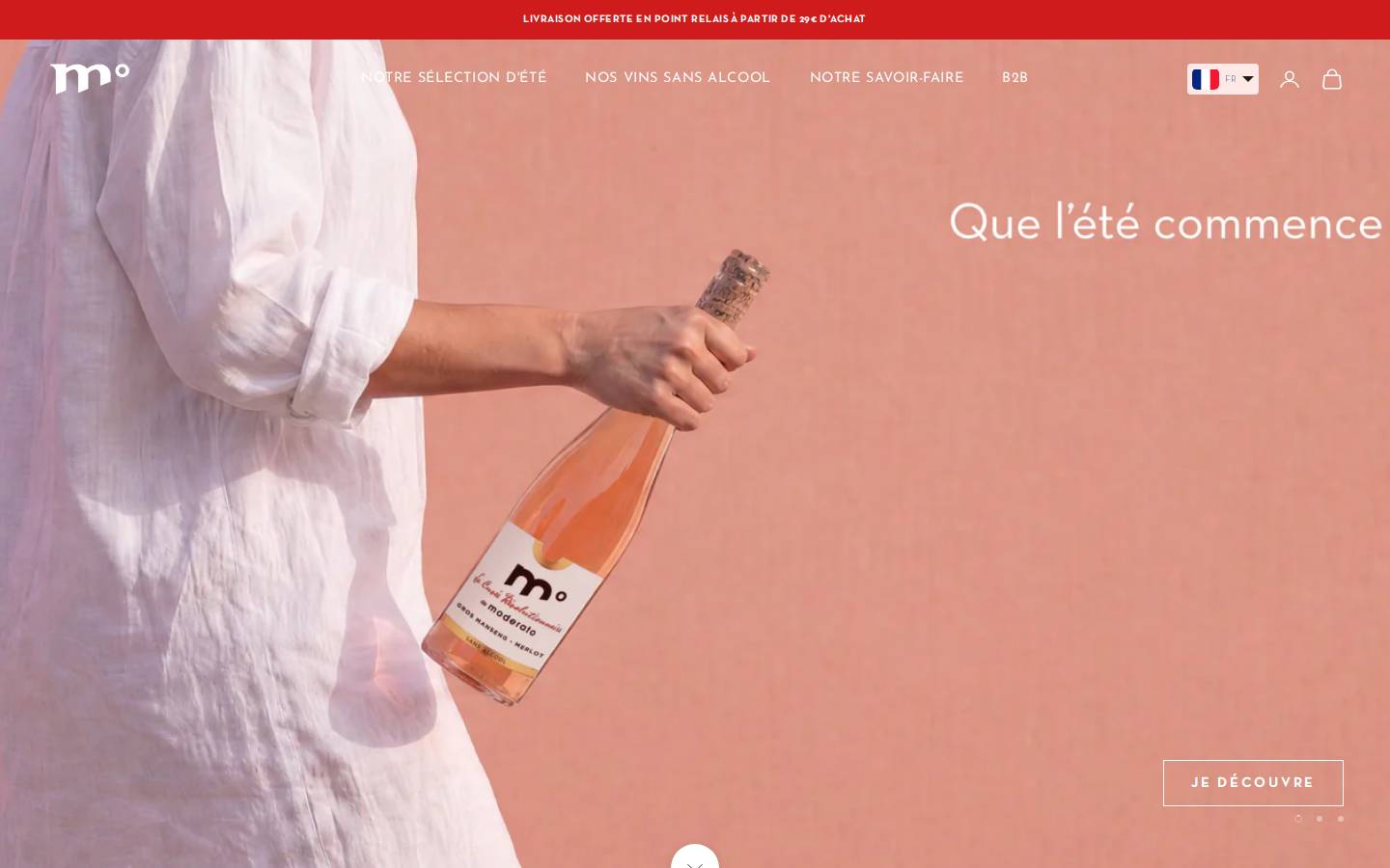 moderato homepage screenshot