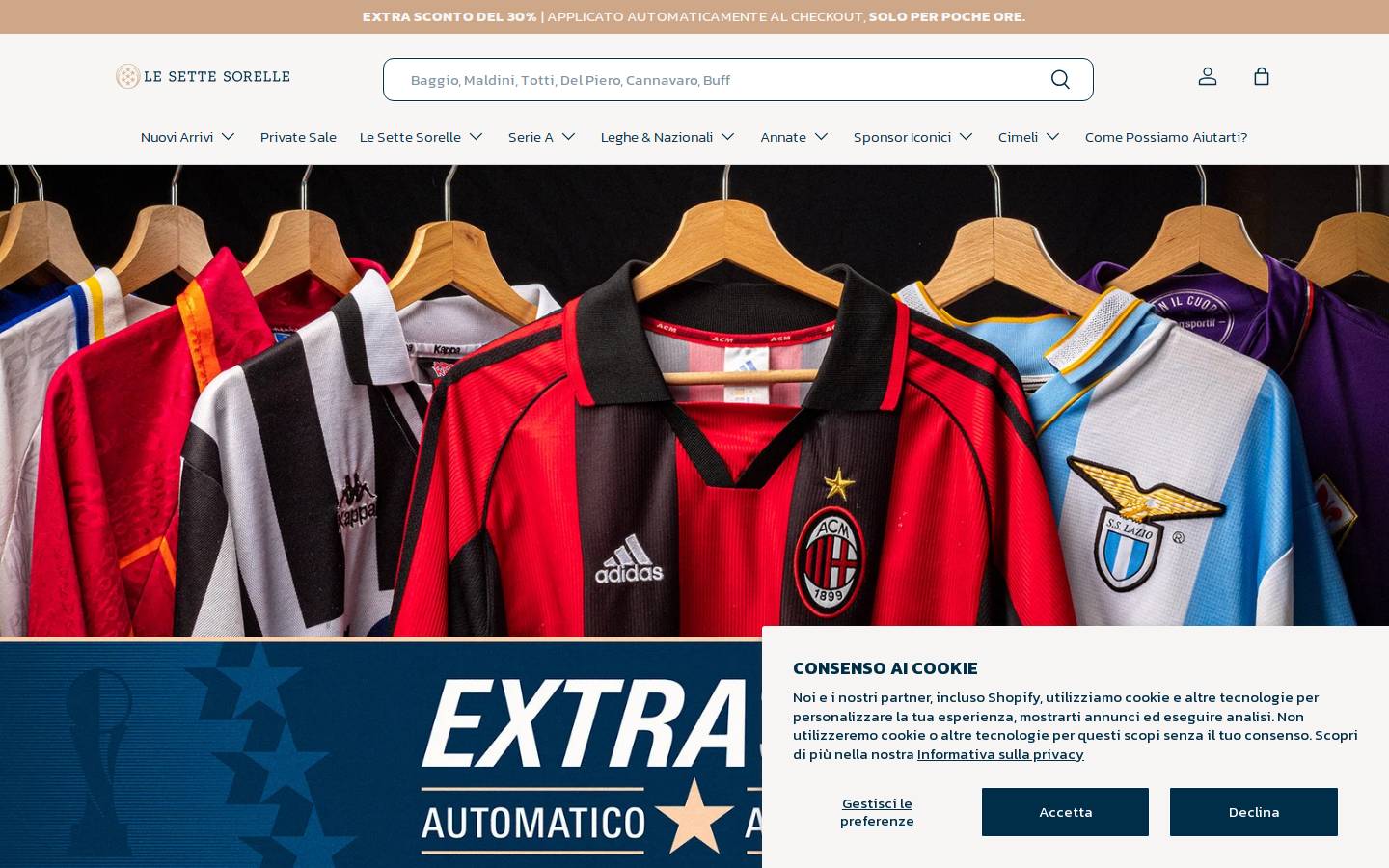 le7sorelle.it homepage screenshot
