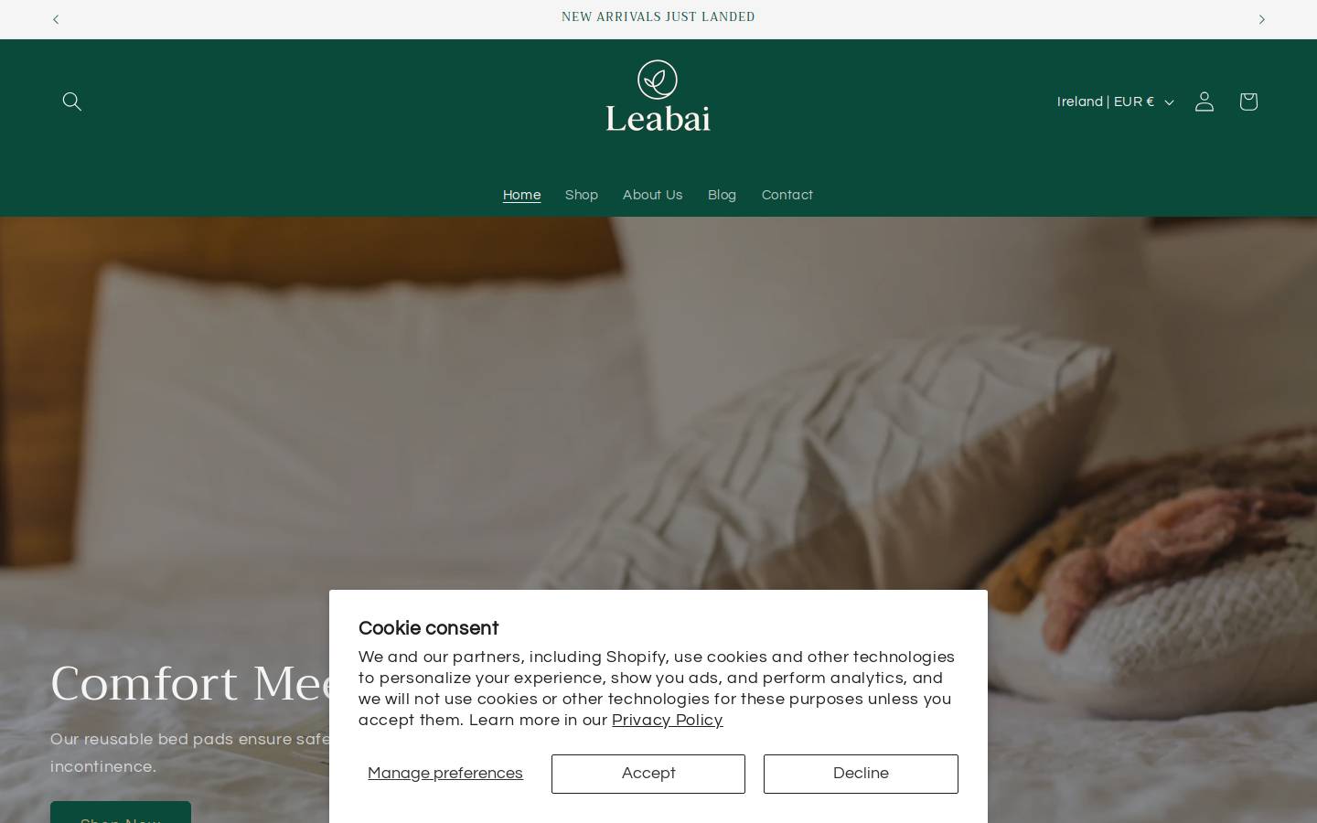 leabai.com homepage screenshot