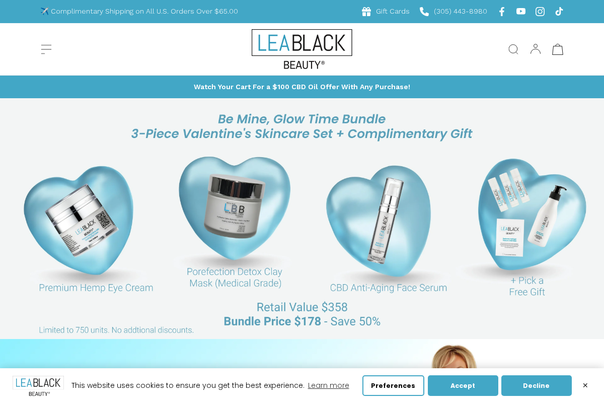 Lea Black Enterprises homepage screenshot