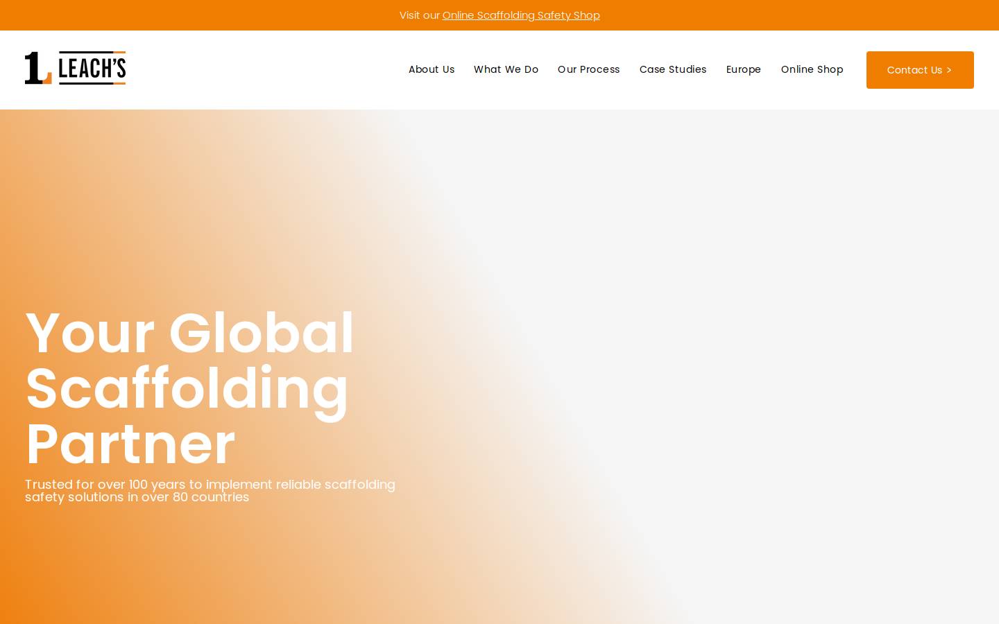 leachs.com homepage screenshot