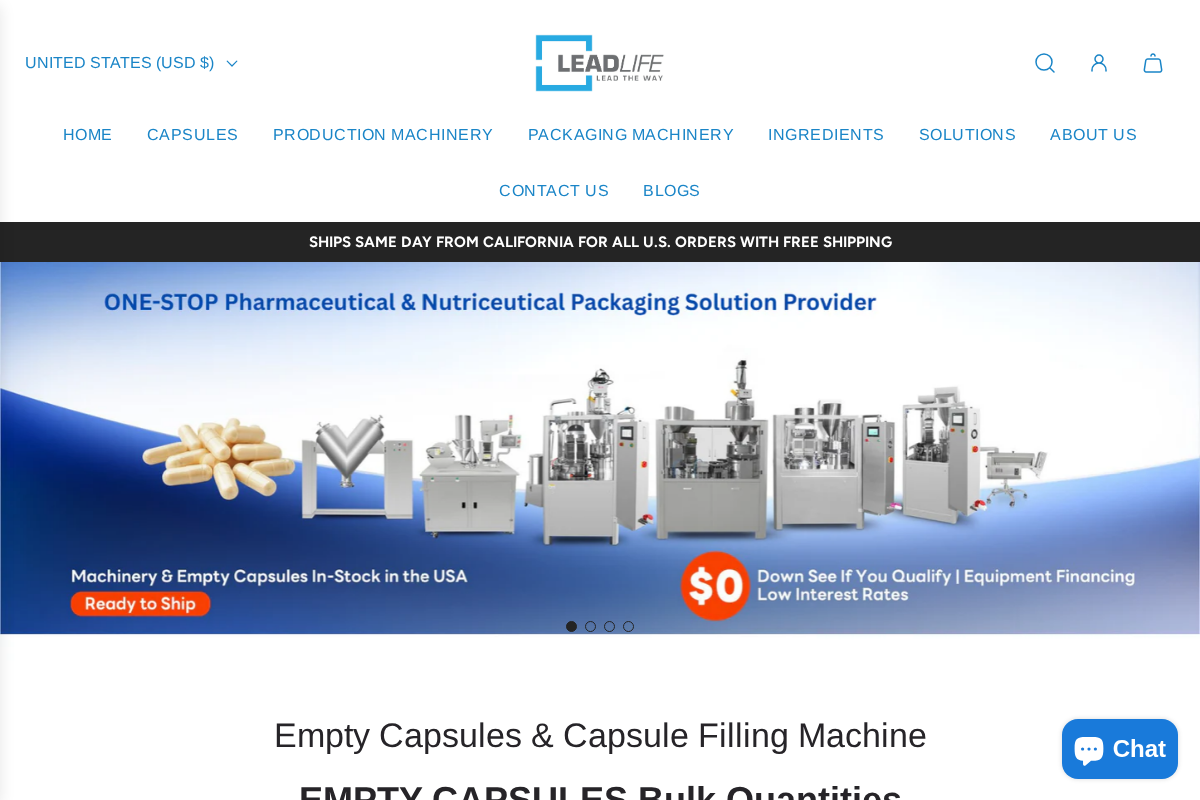 LEADLIFE homepage screenshot