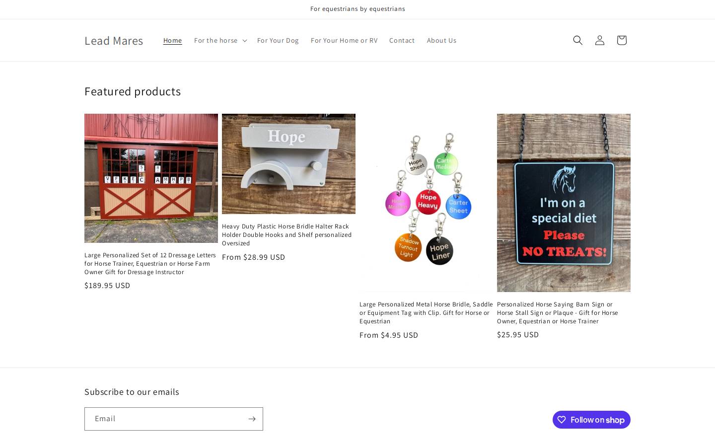 leadmares.com homepage screenshot