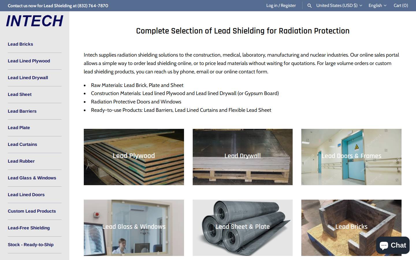 leadshielding.com homepage screenshot