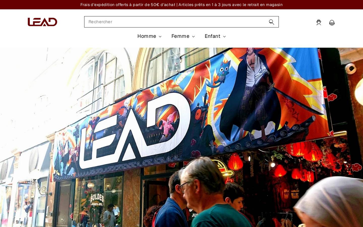 Leadshop homepage screenshot