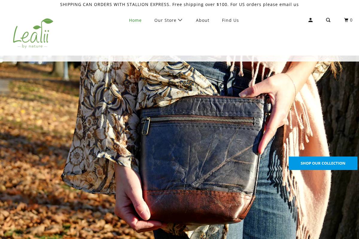 leafii.ca homepage screenshot