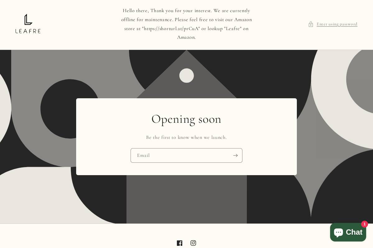 leafreshop.com homepage screenshot