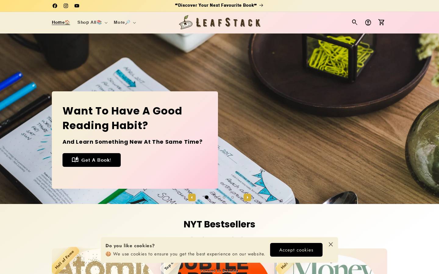 leafstack.in homepage screenshot