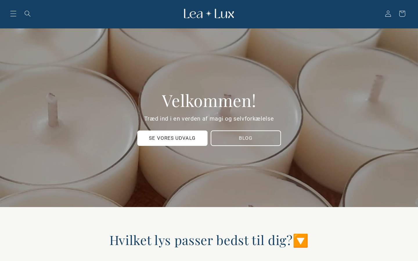 Lealux homepage screenshot