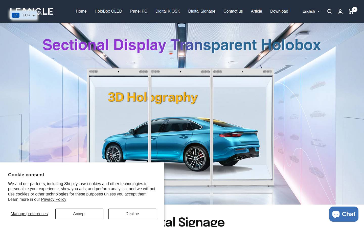 leangle.com homepage screenshot