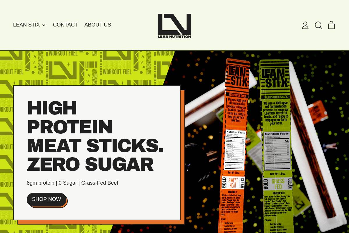 leannutritionco.com homepage screenshot