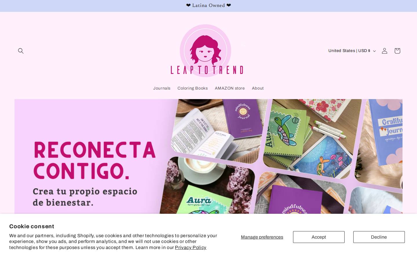 leaptotrend.com homepage screenshot