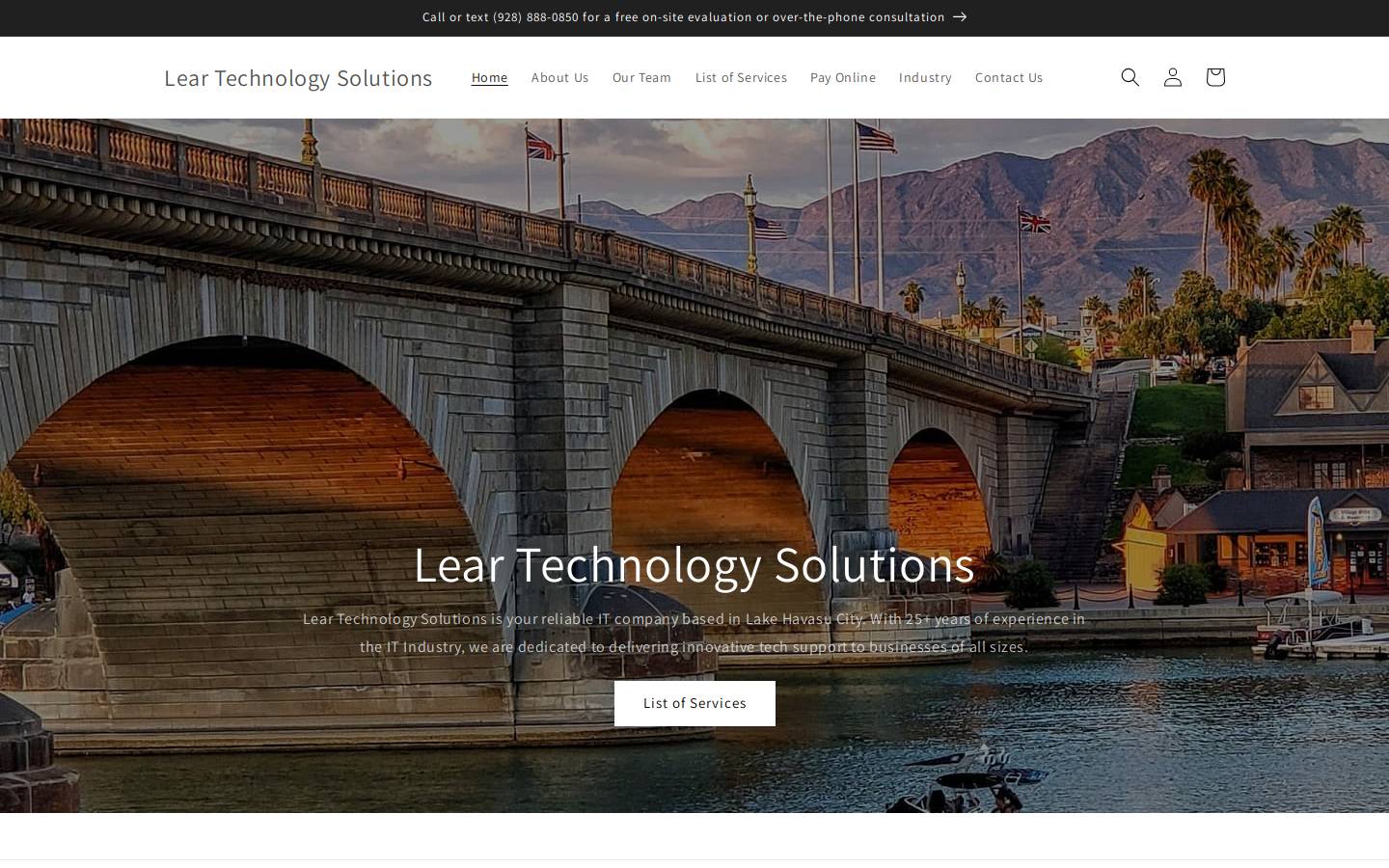 learits.com homepage screenshot