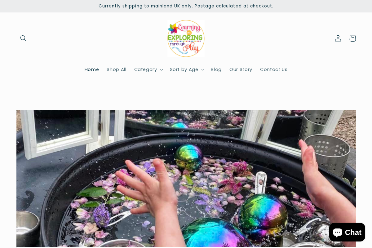 Learning and Exploring Through Play homepage screenshot