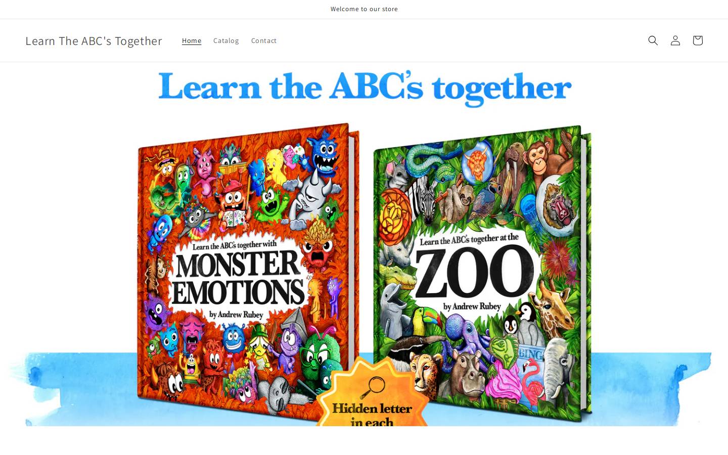 learntheabcstogether.com homepage screenshot