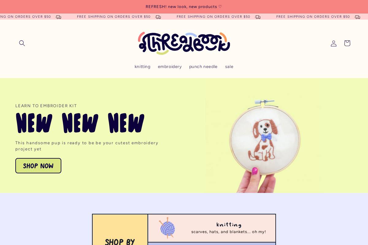 learnthreadbook.com homepage screenshot