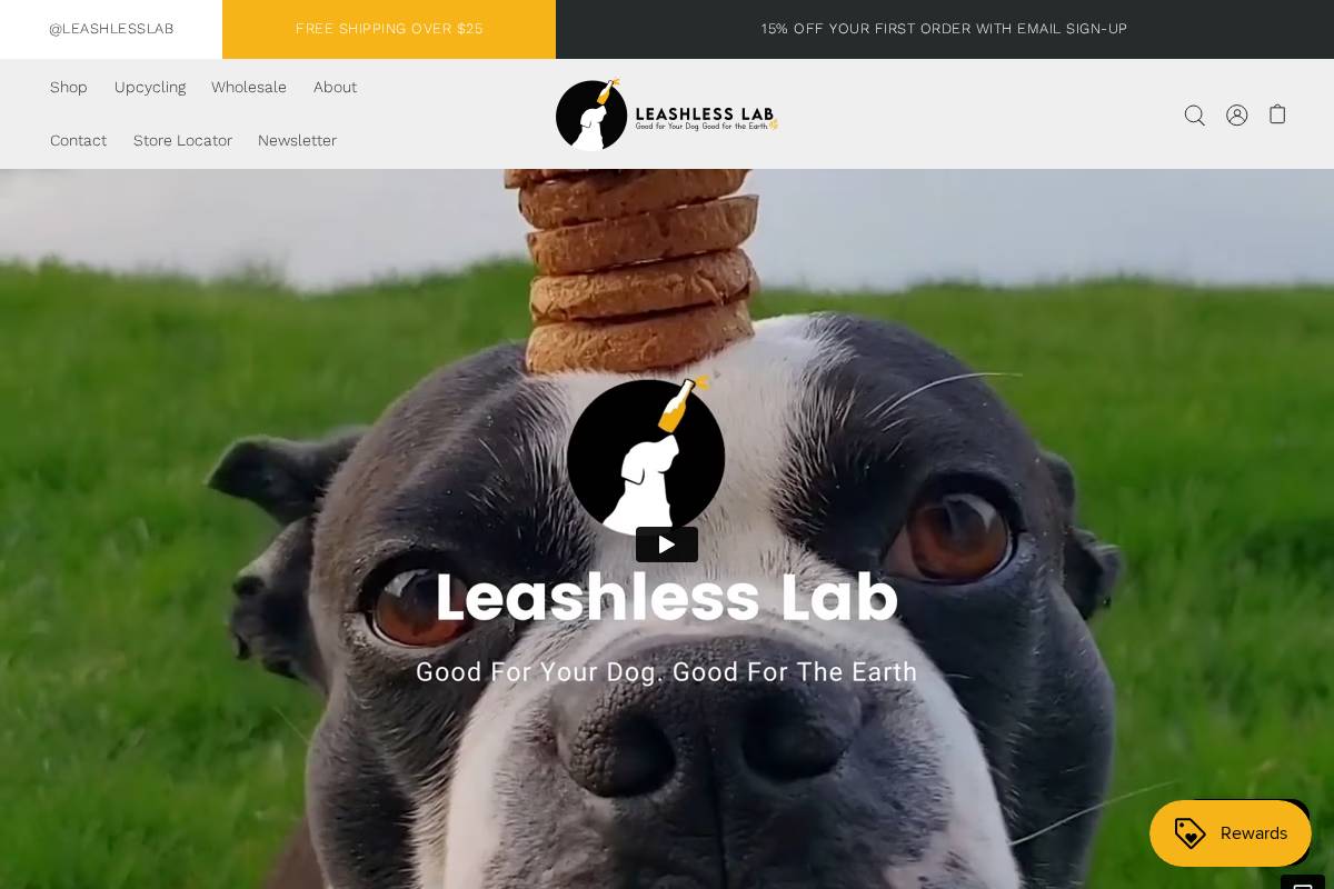 leashlesslab.com homepage screenshot