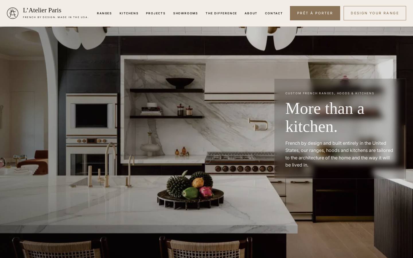 leatelierparis.com homepage screenshot
