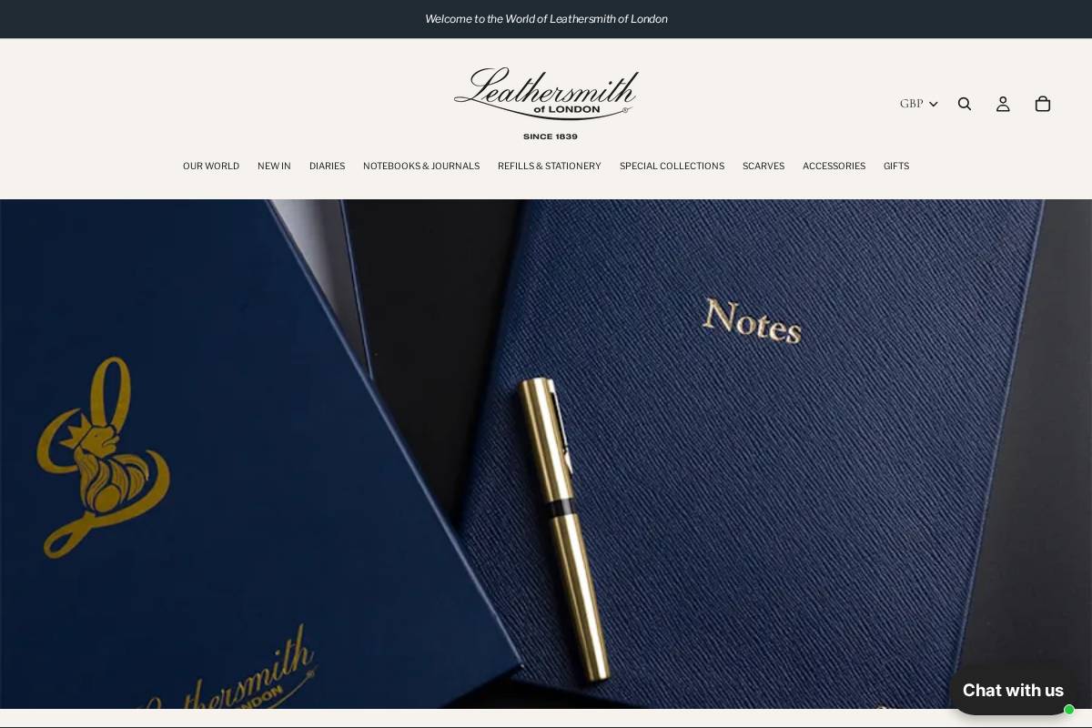 leathersmith.co.uk homepage screenshot