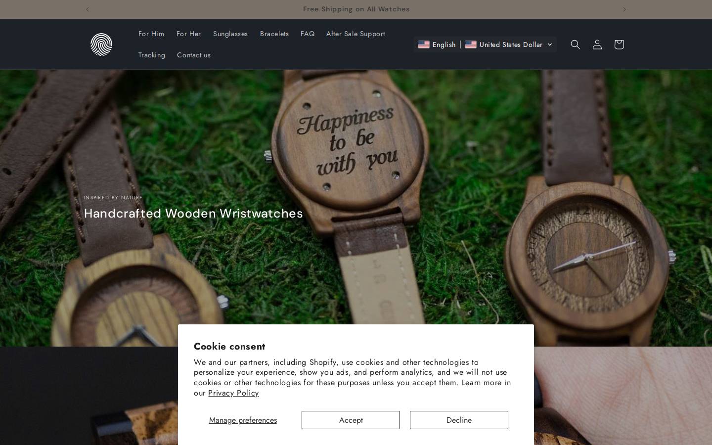 leathwoods.com homepage screenshot