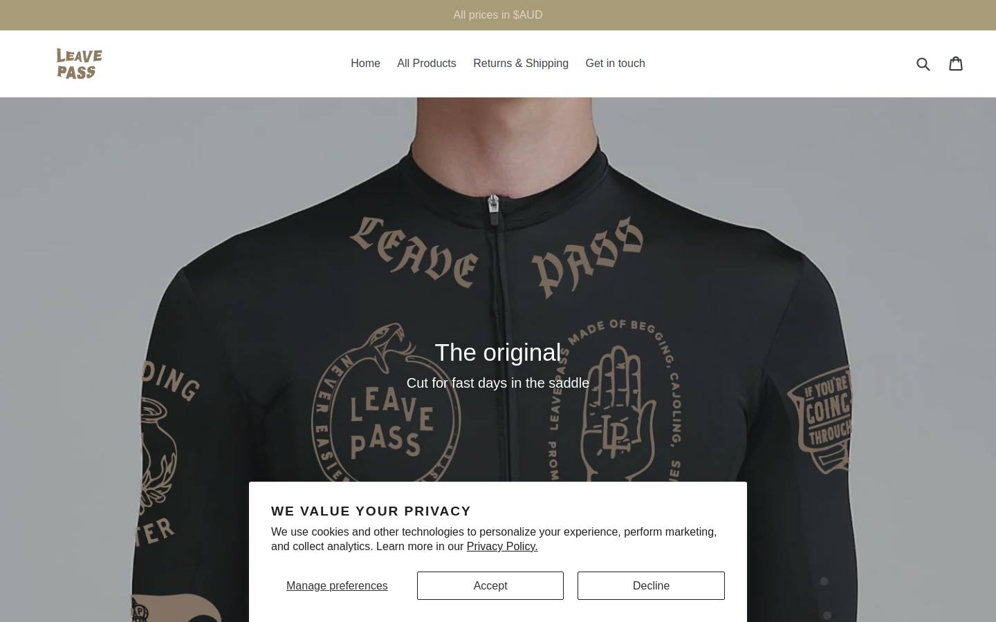 leave-pass.com homepage screenshot