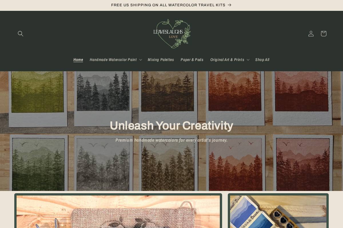 leaveslaughslove.com homepage screenshot