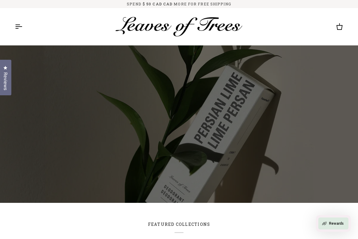 leavesoftrees.com homepage screenshot