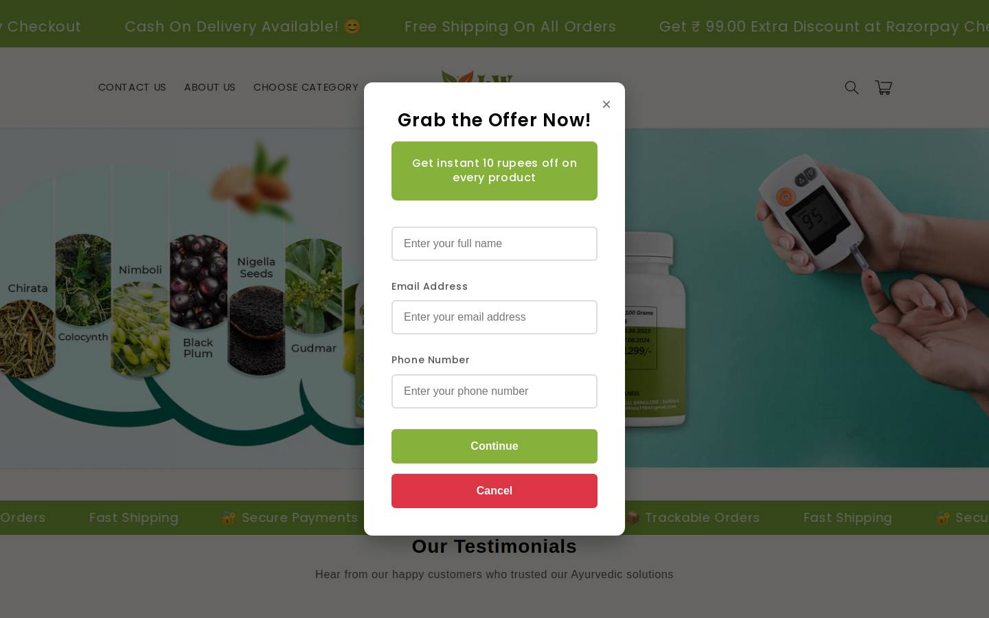 lebakawellness.com homepage screenshot