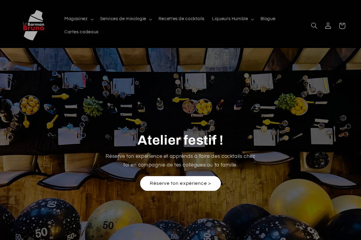 lebarmanbruno.com homepage screenshot