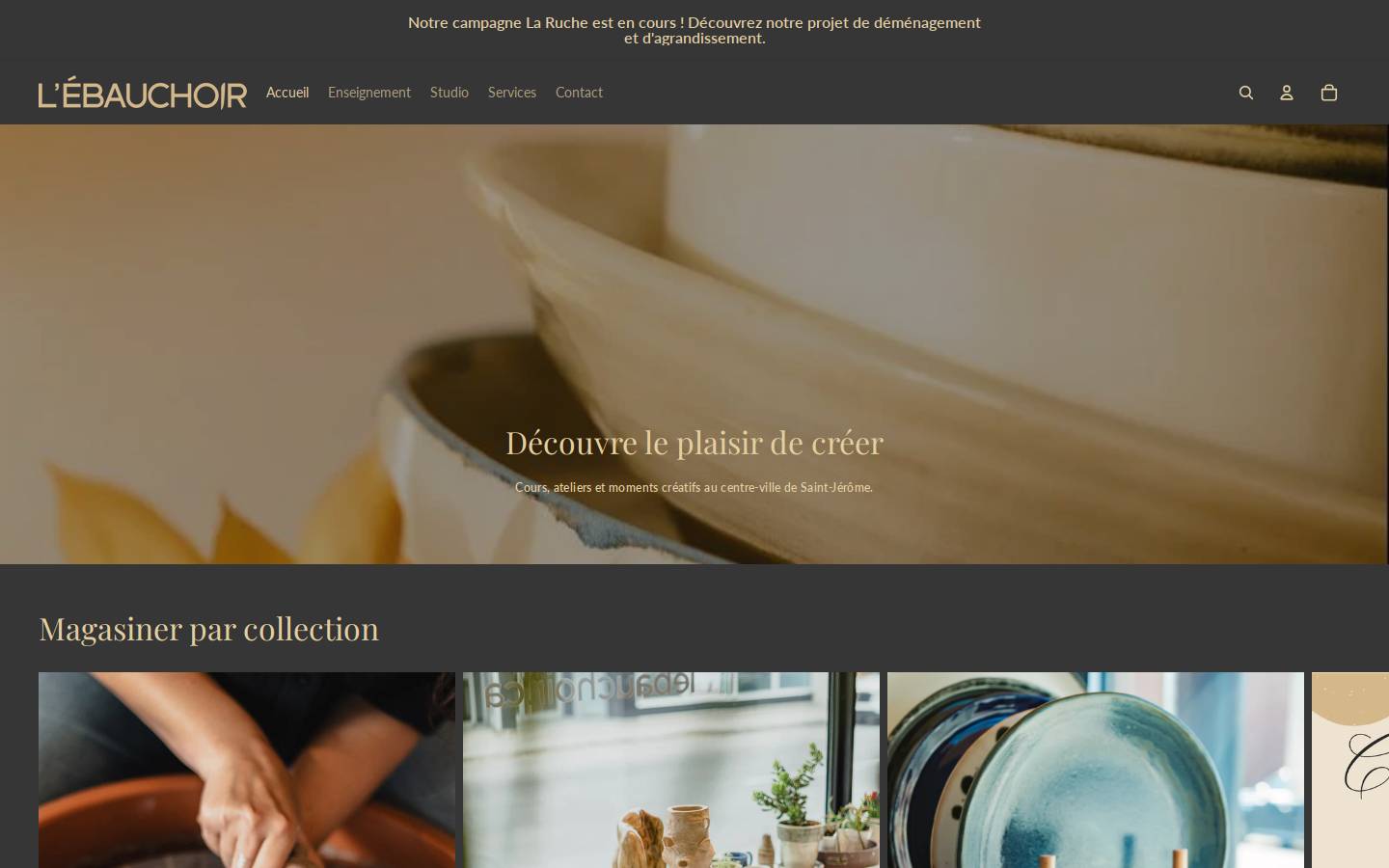 lebauchoir.ca homepage screenshot