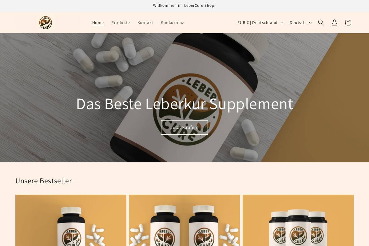 lebercure.com homepage screenshot