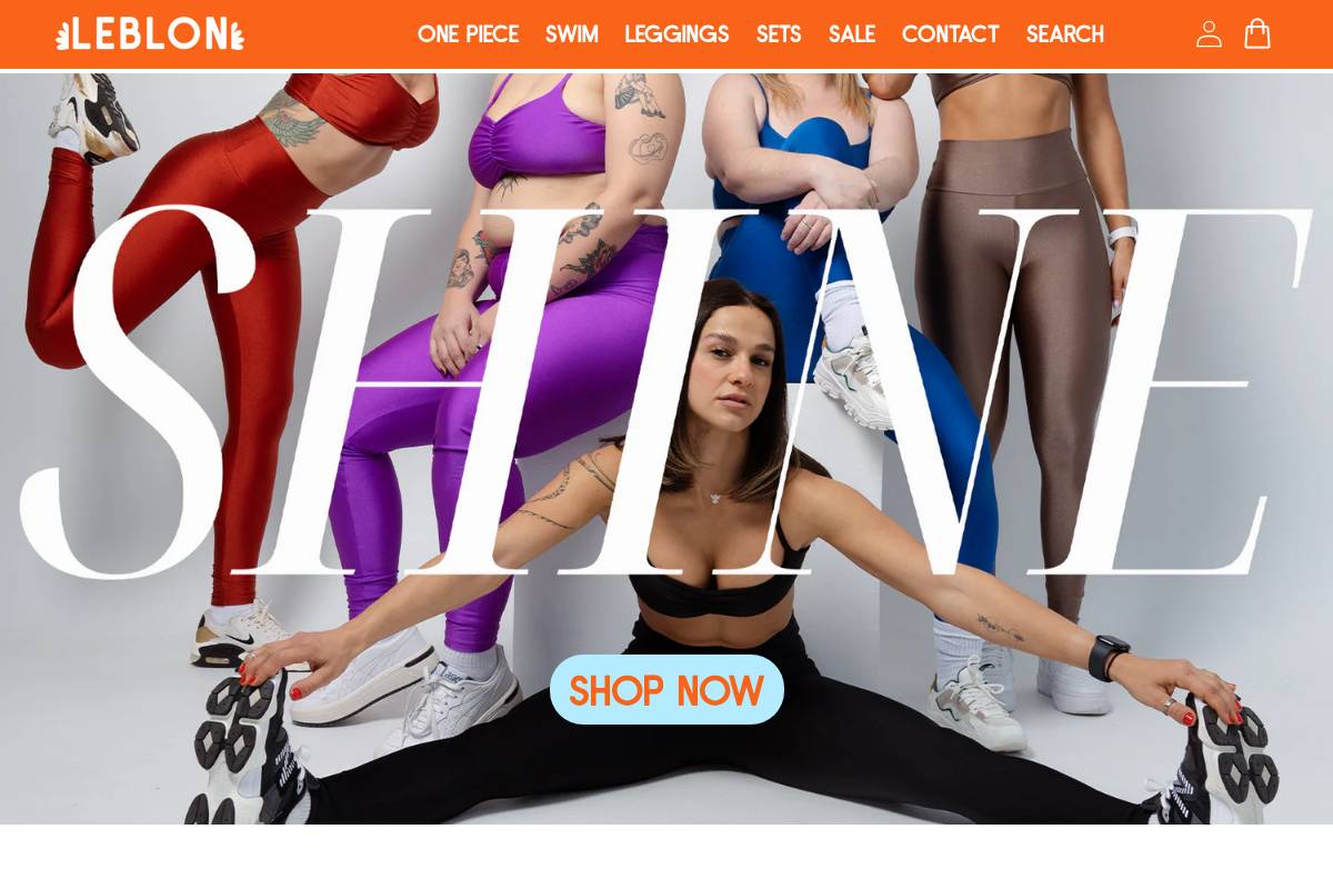 leblonathletic.com homepage screenshot