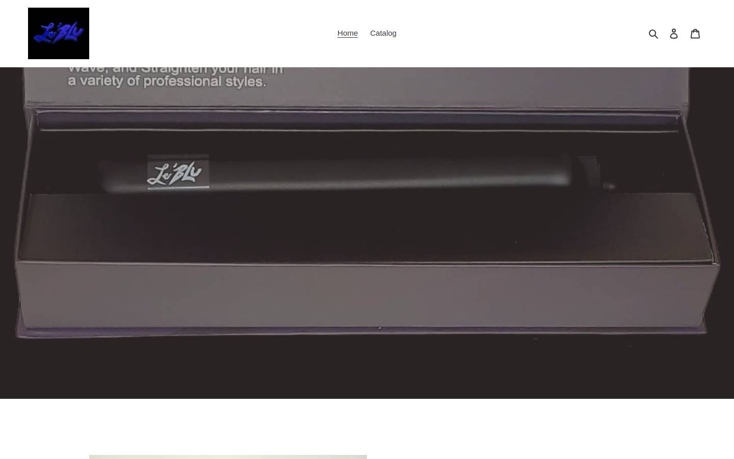 lebluproducts.com homepage screenshot
