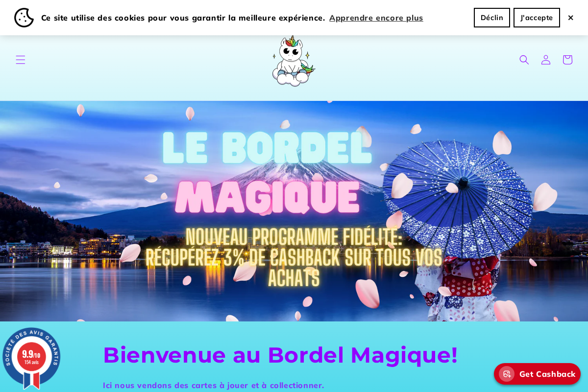 Le Bordel Magique homepage screenshot