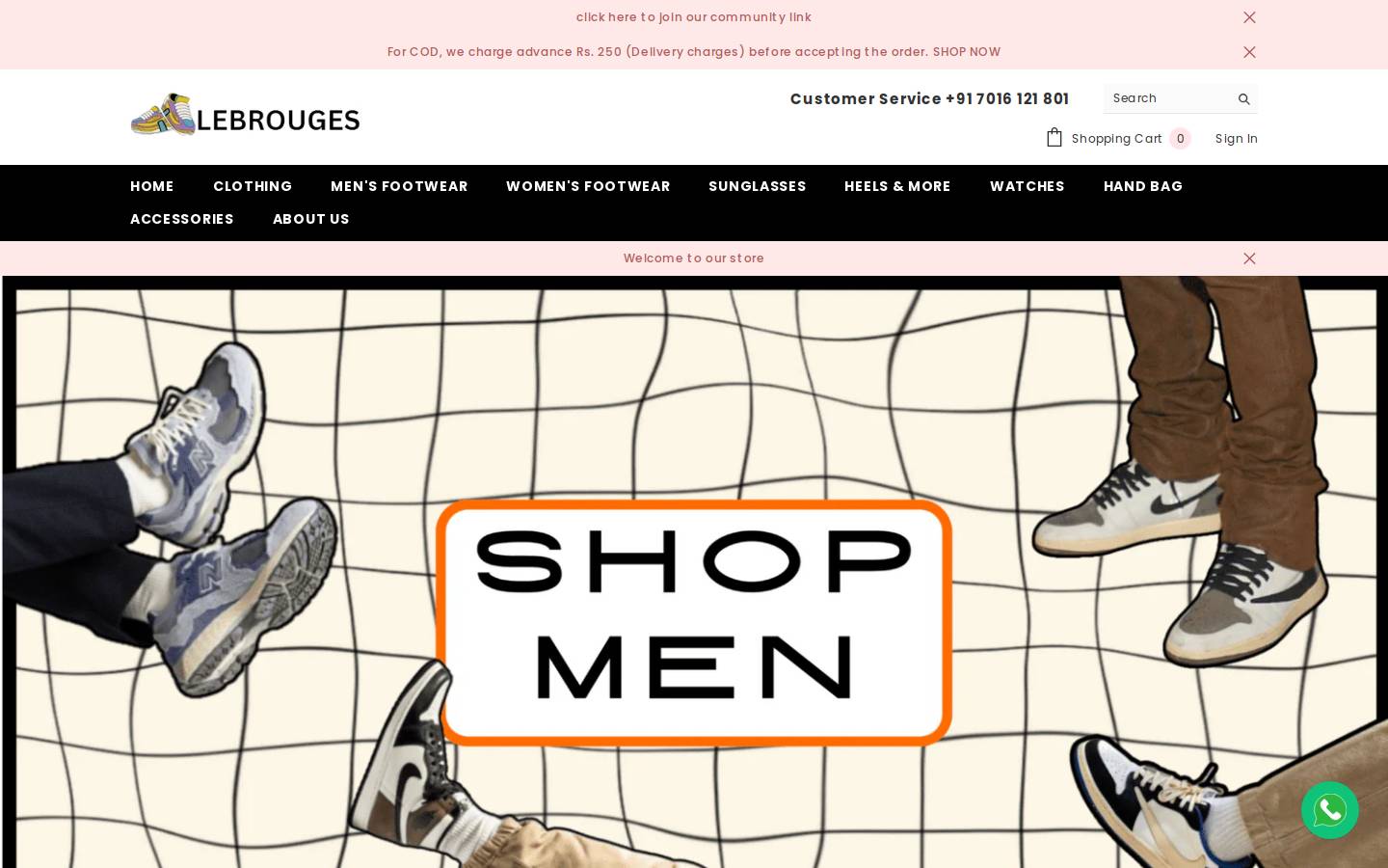 lebrouges.in homepage screenshot