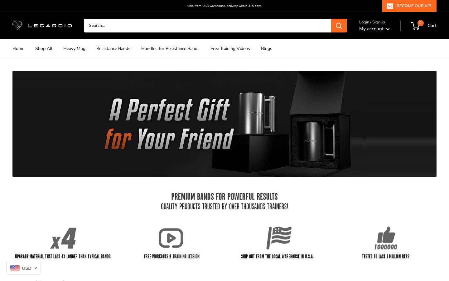 Lecardio homepage screenshot