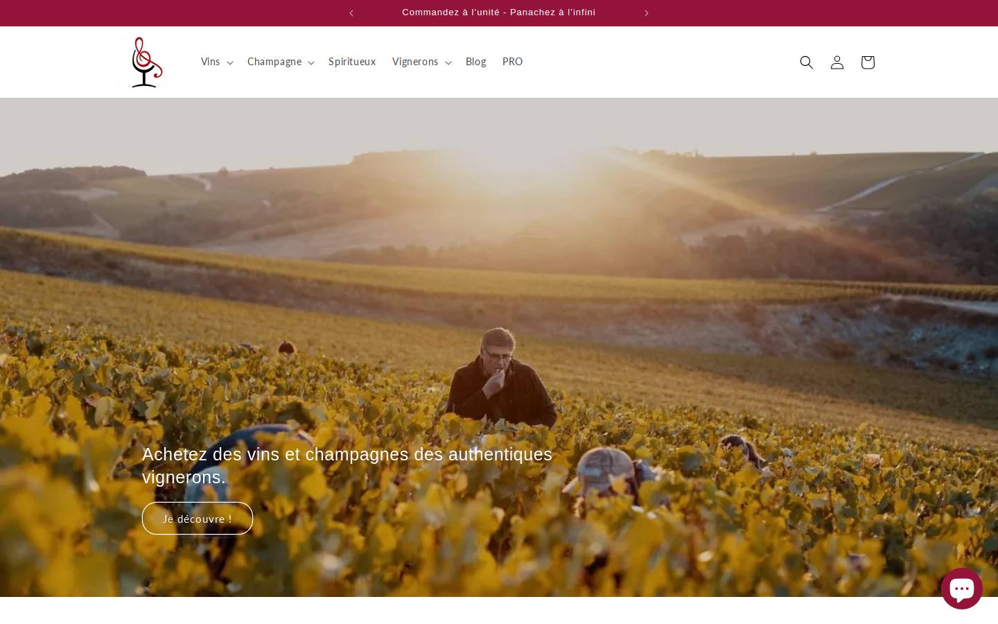 Le Chant des Caves homepage screenshot