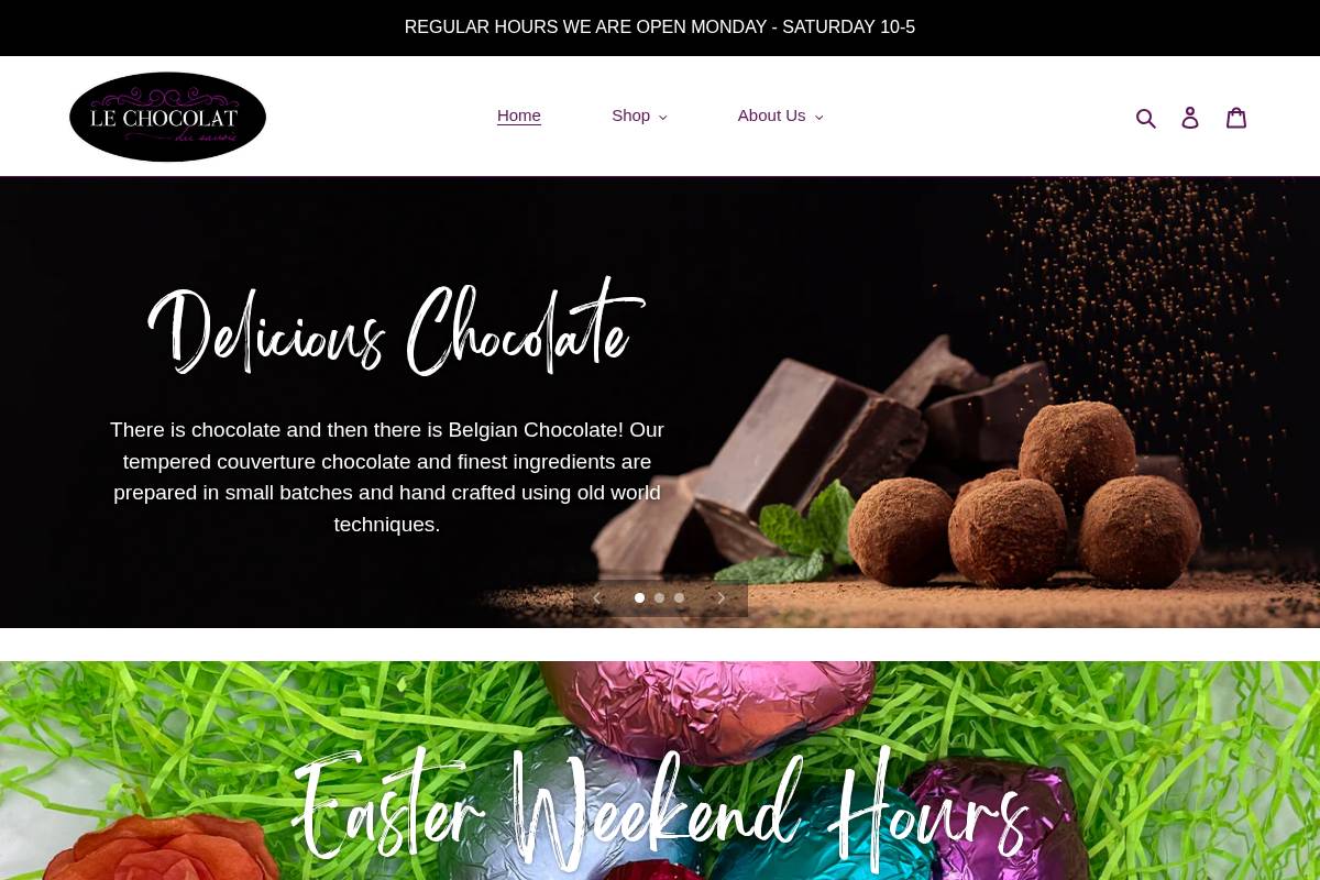 lechocolatdusavoie.com homepage screenshot