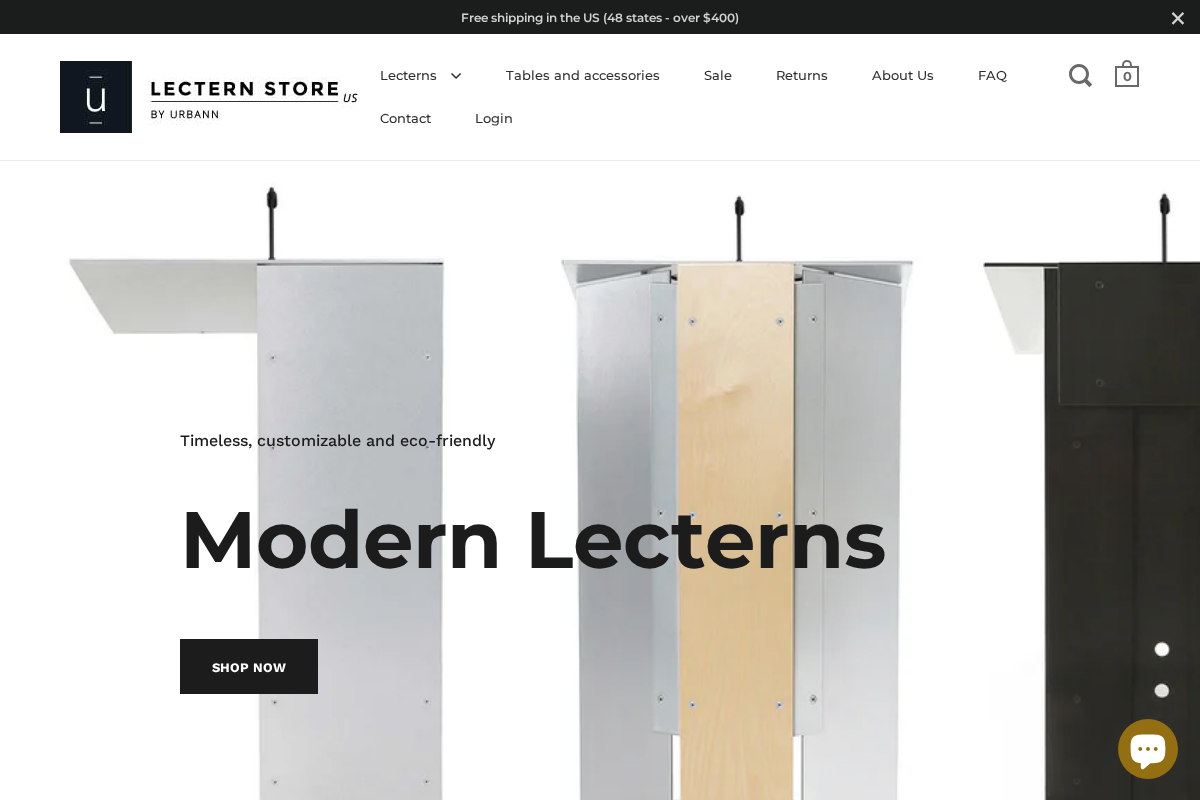 lecternstoreus.com homepage screenshot