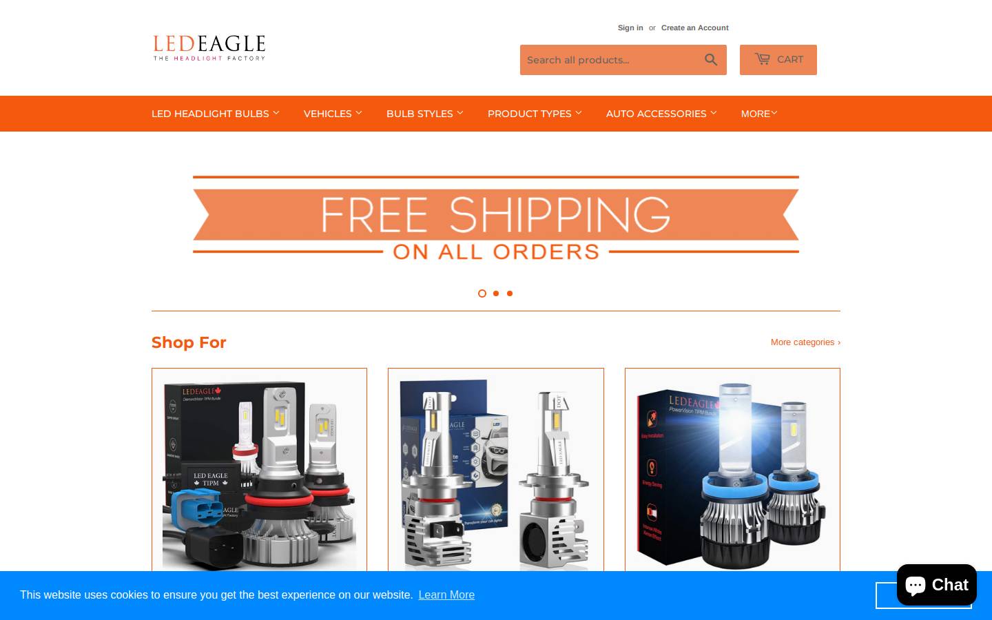 ledeaglecanada.ca homepage screenshot