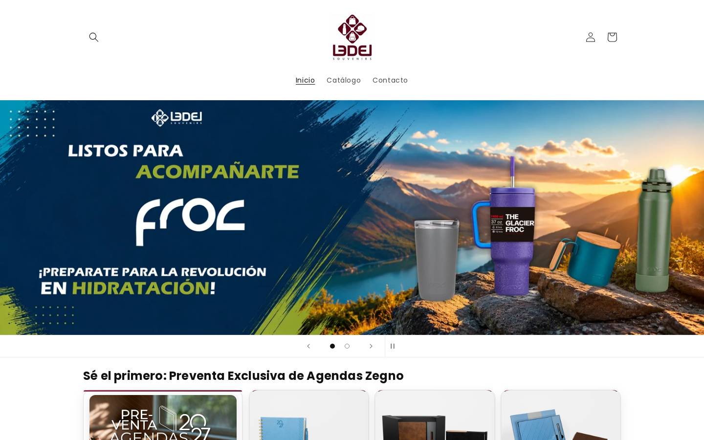 ledel.mx homepage screenshot