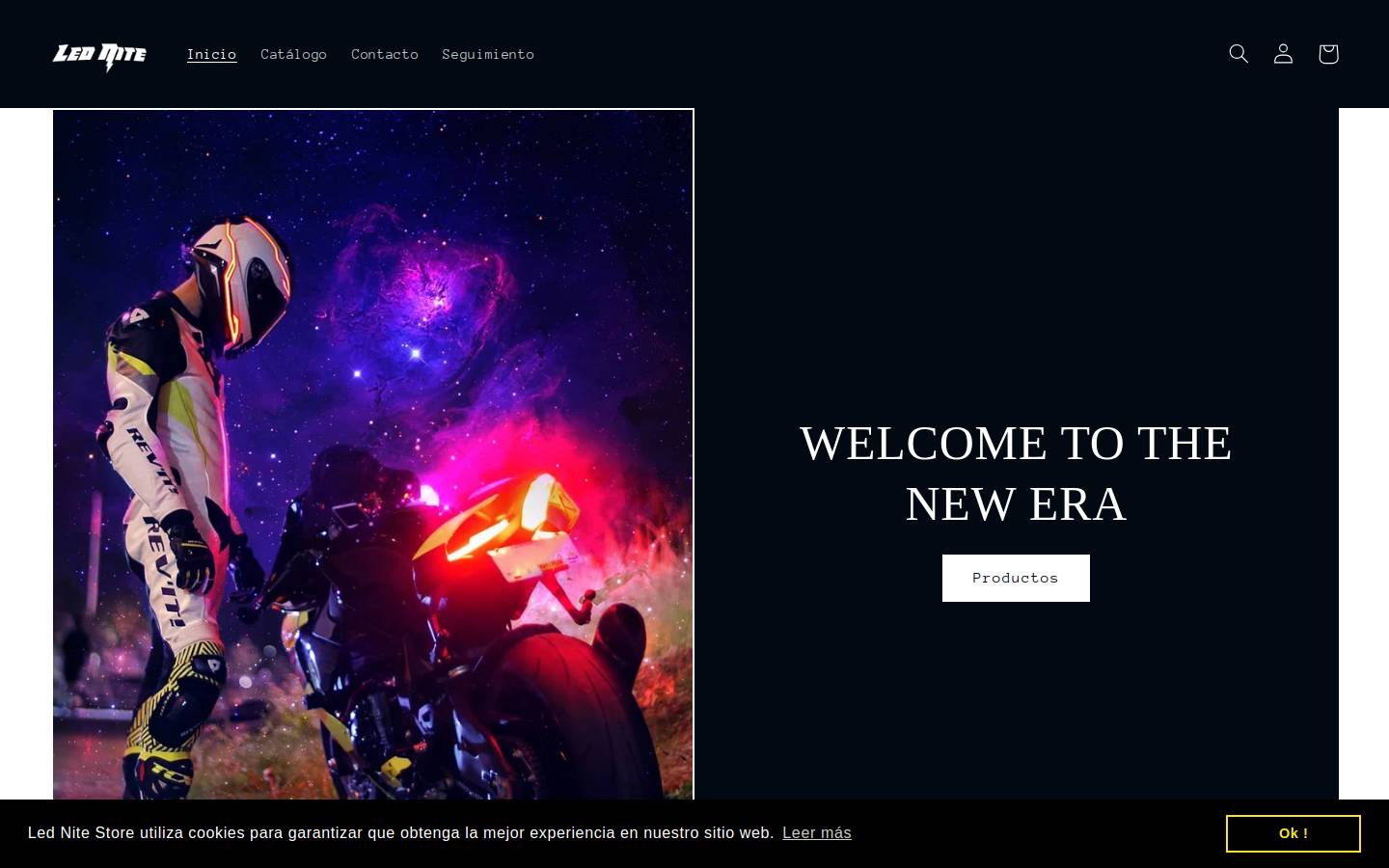 lednite.store homepage screenshot
