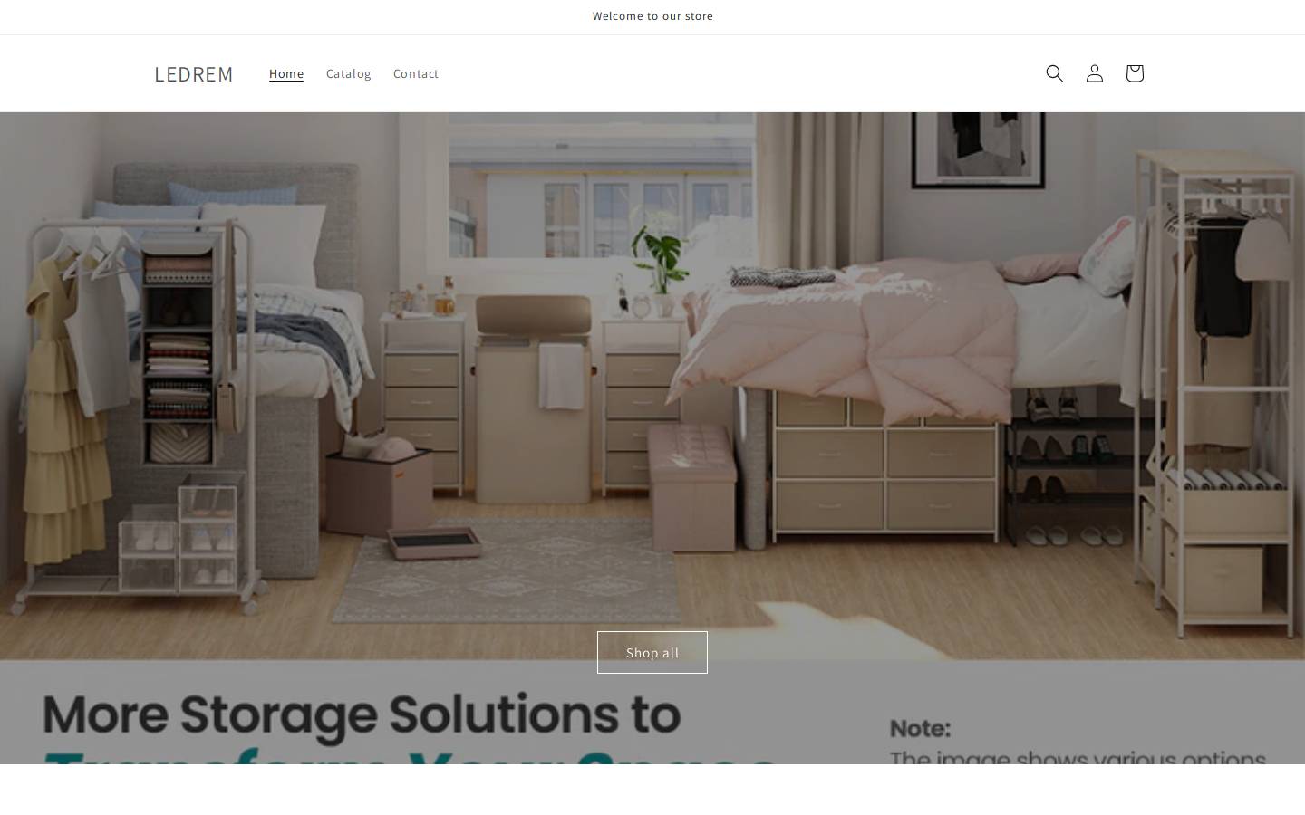 ledrem.cn homepage screenshot