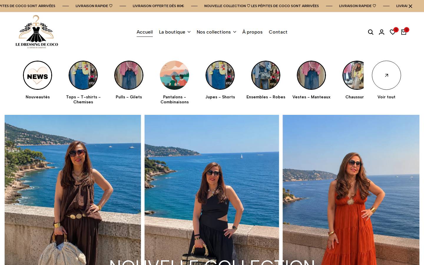 ledressingdecoco.com homepage screenshot
